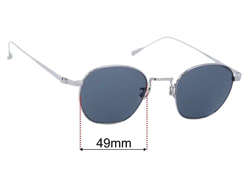 Sunglass Fix Ersatzgläser für Hideo Kojima x J.F.Rey DS Cliff - 49mm Wide Sunglass Fix Ersatzgläser für Hideo Kojima x J.F.Rey DS Cliff - 49mm Wide