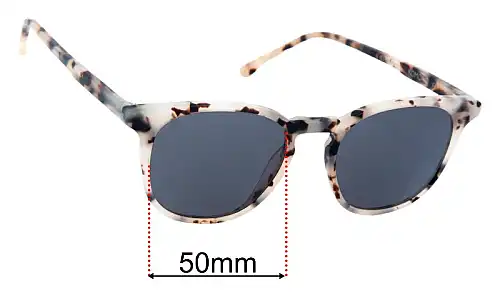 Sunglass Fix Replacement Lenses for Komono The Beaumont 50mm Komono The Beaumont Replacement Lenses 50mm wide
