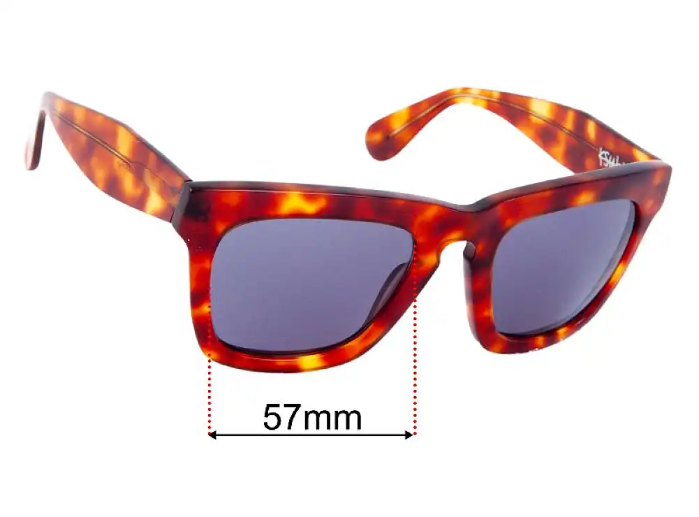 Sunglass Fix Ersatzgläser für Ksubi (C.)ishil - 57mm Wide Sunglass Fix Ersatzgläser für Ksubi (C.)ishil - 57mm Wide