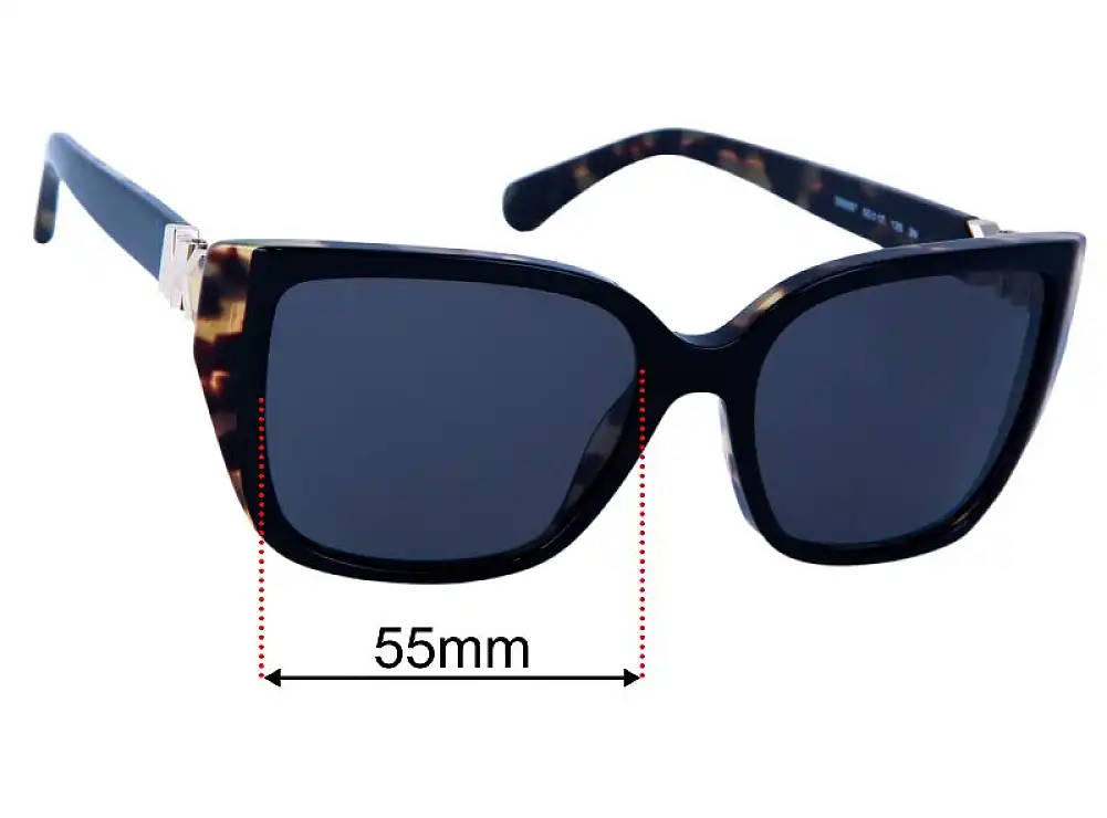 Sunglass Fix Ersatzgläser für Michael Kors MK2199 Acadia - 55mm Wide Sunglass Fix Ersatzgläser für Michael Kors MK2199 Acadia - 55mm Wide