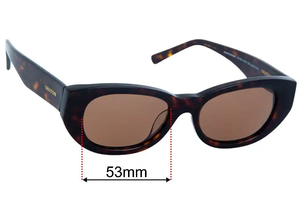 Sunglass Fix Ersatzgläser für Oroton Nadja B - 53mm Wide Sunglass Fix Ersatzgläser für Oroton Nadja B - 53mm Wide