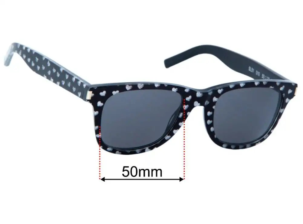 Sunglass Fix Ersatzgläser für Saint Laurent SL 51 - 50mm Wide Sunglass Fix Ersatzgläser für Saint Laurent SL 51 - 50mm Wide