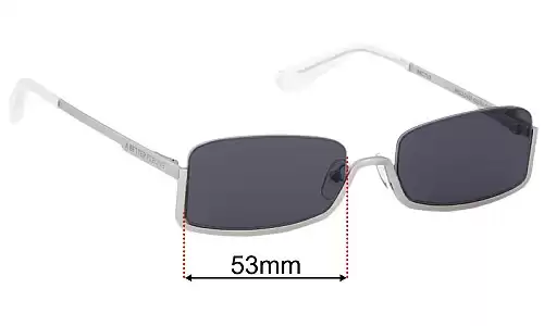 Sunglass Fix Ersatzgläser für A Better Feeling Arctus - 53mm Wide A Better Feeling Arctus Ersatzlinsen 53mm wide