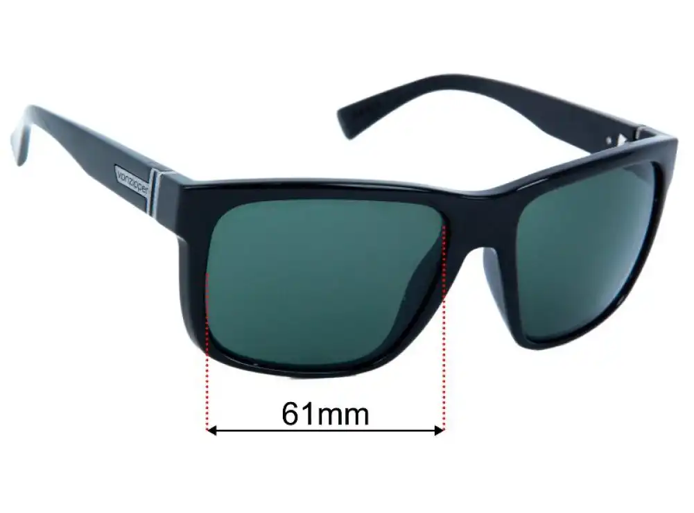 Sunglass Fix Ersatzgläser für Von Zipper Maxis - 61mm Wide Sunglass Fix Ersatzgläser für Von Zipper Maxis - 61mm Wide