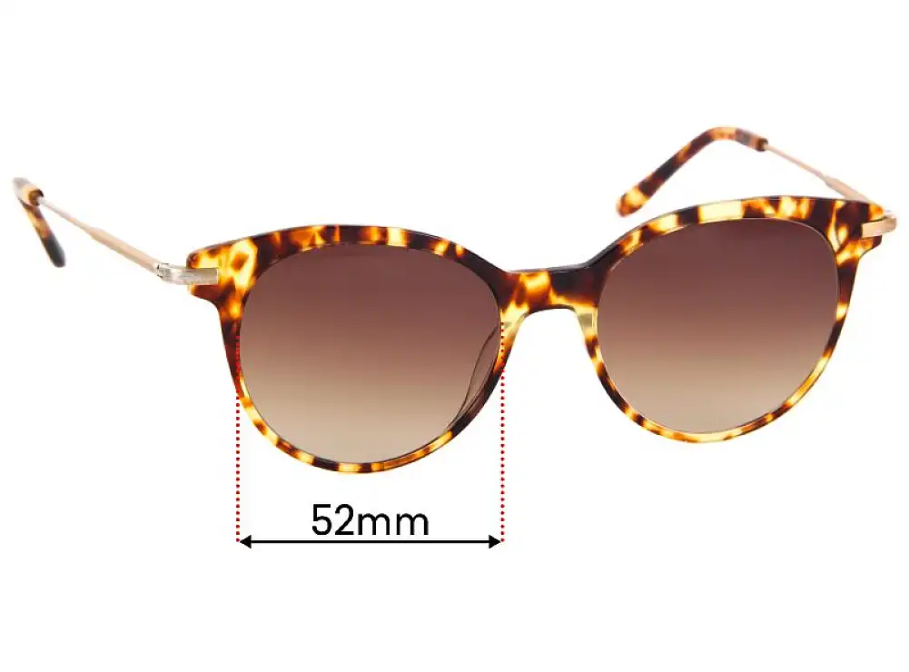 Sunglass Fix Ersatzgläser für Bailey Nelson Helena Air - 52mm Wide Sunglass Fix Ersatzgläser für Bailey Nelson Helena Air - 52mm Wide