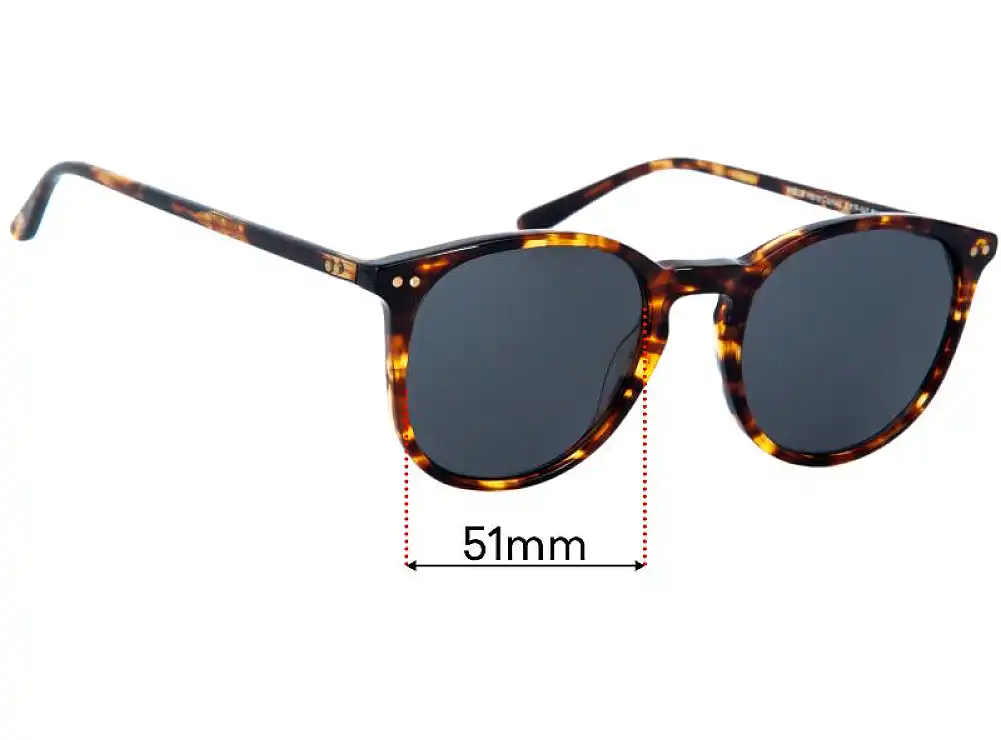 Sunglass Fix Ersatzgläser für Bailey Nelson Wells - 51mm Wide Sunglass Fix Ersatzgläser für Bailey Nelson Wells - 51mm Wide