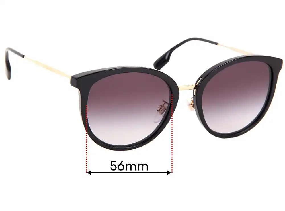 Sunglass Fix Ersatzgläser für Burberry B 4289-D - 56mm Wide Sunglass Fix Ersatzgläser für Burberry B 4289-D - 56mm Wide