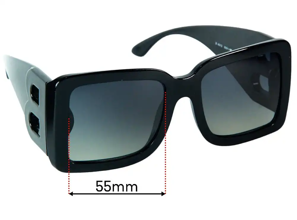 Sunglass Fix Replacement Lenses for Burberry B 4312 - 55mm Wide Sunglass Fix Replacement Lenses for Burberry B 4312 - 55mm Wide