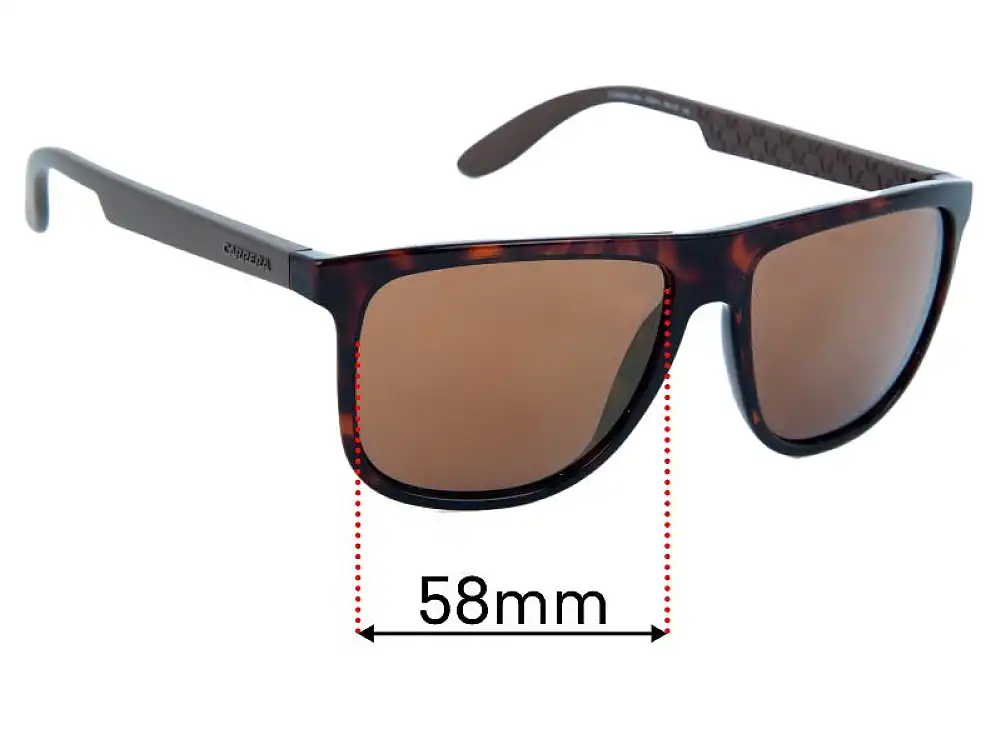 Sunglass Fix Ersatzgläser für Carrera 5003 - 58mm Wide Sunglass Fix Ersatzgläser für Carrera 5003 - 58mm Wide