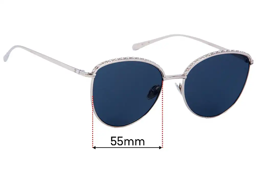 Sunglass Fix Ersatzgläser für Chanel Pantos - 55mm Wide Sunglass Fix Ersatzgläser für Chanel Pantos - 55mm Wide