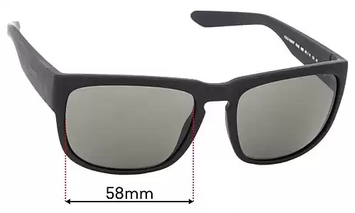 Sunglass Fix Ersatzgläser für Dragon Rune - 58mm Wide Dragon Rune Ersatzlinsen 58mm wide