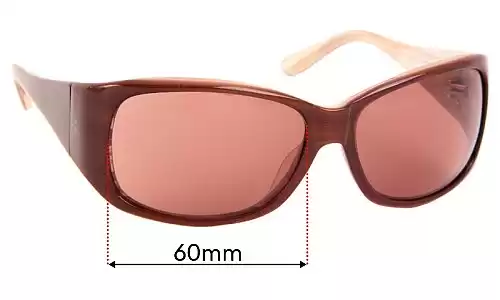 Sunglass Fix Ersatzgläser für Juicy Couture Sweetest - 60mm Wide Juicy Couture Sweetest Ersatzlinsen 60mm wide