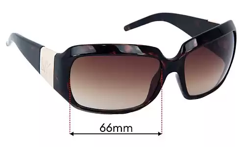 Sunglass Fix Ersatzgläser für Michael Kors M2668S - 66mm Wide Michael Kors M2668S Ersatzlinsen 66mm wide
