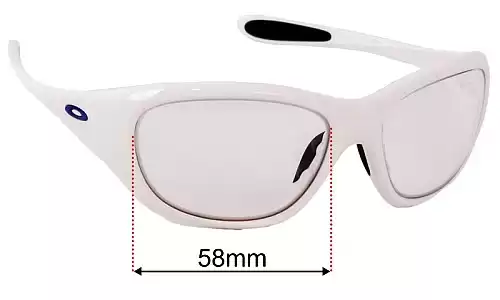 Sunglass Fix Ersatzgläser für Oakley Disclosure - 58mm Wide Oakley Disclosure Ersatzlinsen 58mm wide