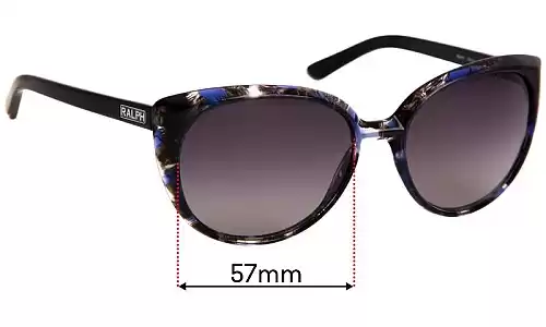 Sunglass Fix Ersatzgläser für Polo RA 5161 - 57mm Wide Polo RA 5161 Ersatzlinsen 57mm wide