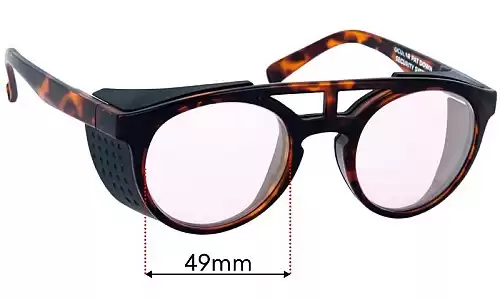 Sunglass Fix Ersatzgläser für Shinesty The Sun Cafe - 49mm Wide Shinesty The Sun Cafe Ersatzlinsen 49mm wide