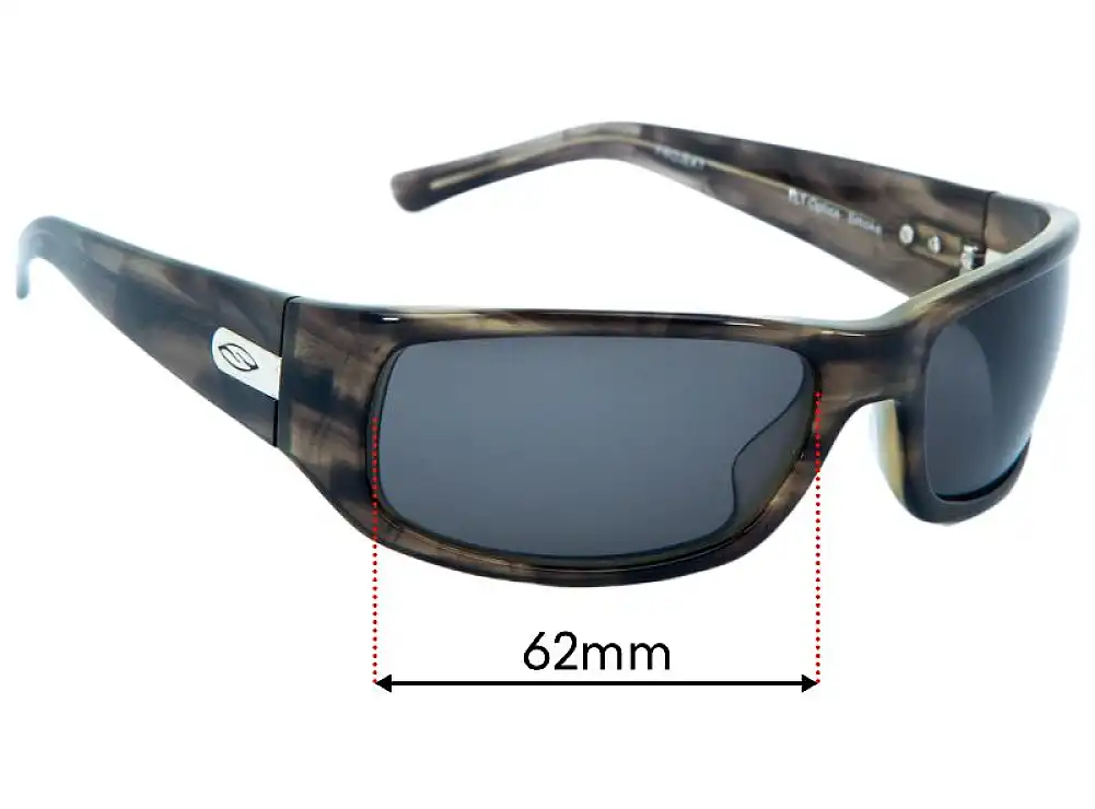 Sunglass Fix Ersatzgläser für Smith Projekt - 62mm Wide Sunglass Fix Ersatzgläser für Smith Projekt - 62mm Wide