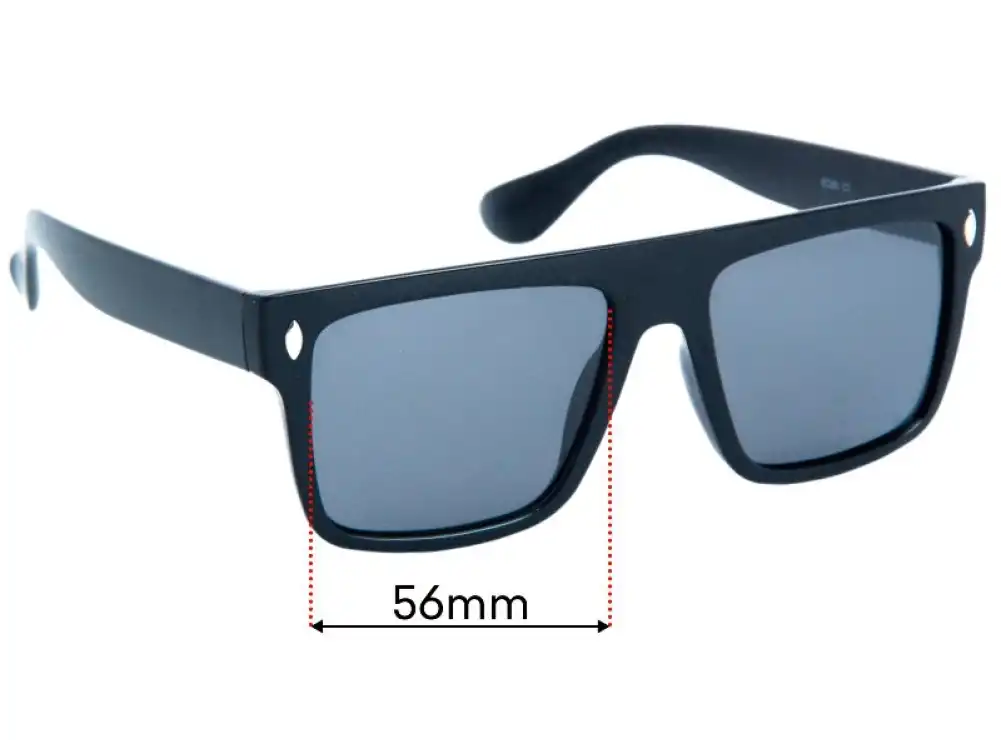 Sunglass Fix Ersatzgläser für Spec Crew SC061 - 56mm Wide Sunglass Fix Ersatzgläser für Spec Crew SC061 - 56mm Wide