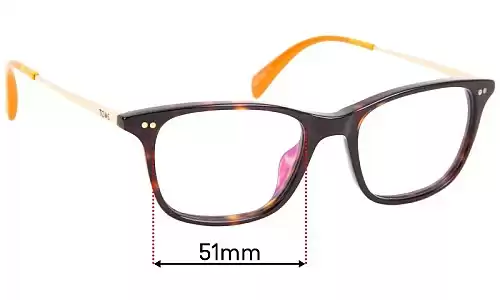 Sunglass Fix Ersatzgläser für Toms Jenkins - 51mm Wide Toms Jenkins Ersatzlinsen 51mm wide