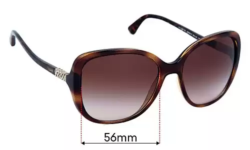 Sunglass Fix Ersatzgläser für Vogue VO5154-SB - 56mm Wide Vogue VO5154-SB Ersatzlinsen 56mm wide