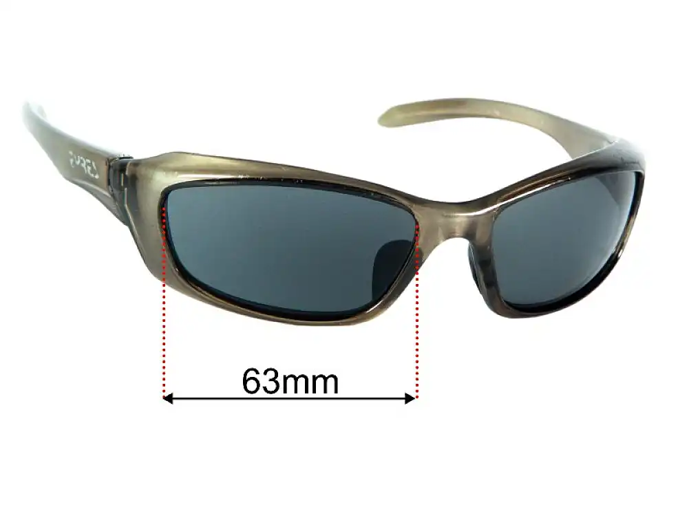 Sunglass Fix Replacement Lenses for Eyres Australia Safety Razor 63mm Sunglass Fix Replacement Lenses for Eyres Australia Safety Razor 63mm