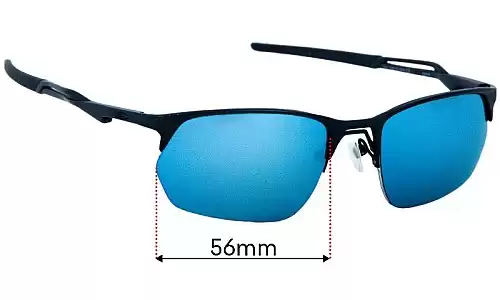 Sunglass Fix Ersatzgläser für Oakley OX5152 Wire Tap 2.0 RX - 56mm Wide Oakley OX5152 Wire Tap 2.0 RX Ersatzlinsen 56mm wide