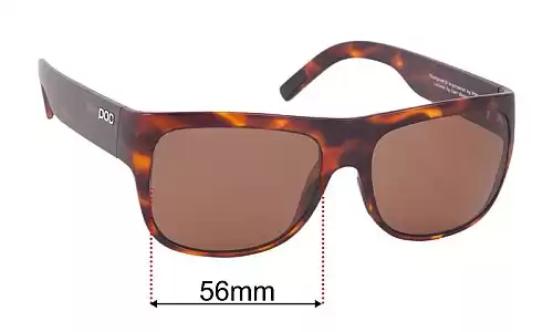Sunglass Fix Replacement Lenses for POC Want - 56mm Wide POC Want Replacement Lenses 56mm wide