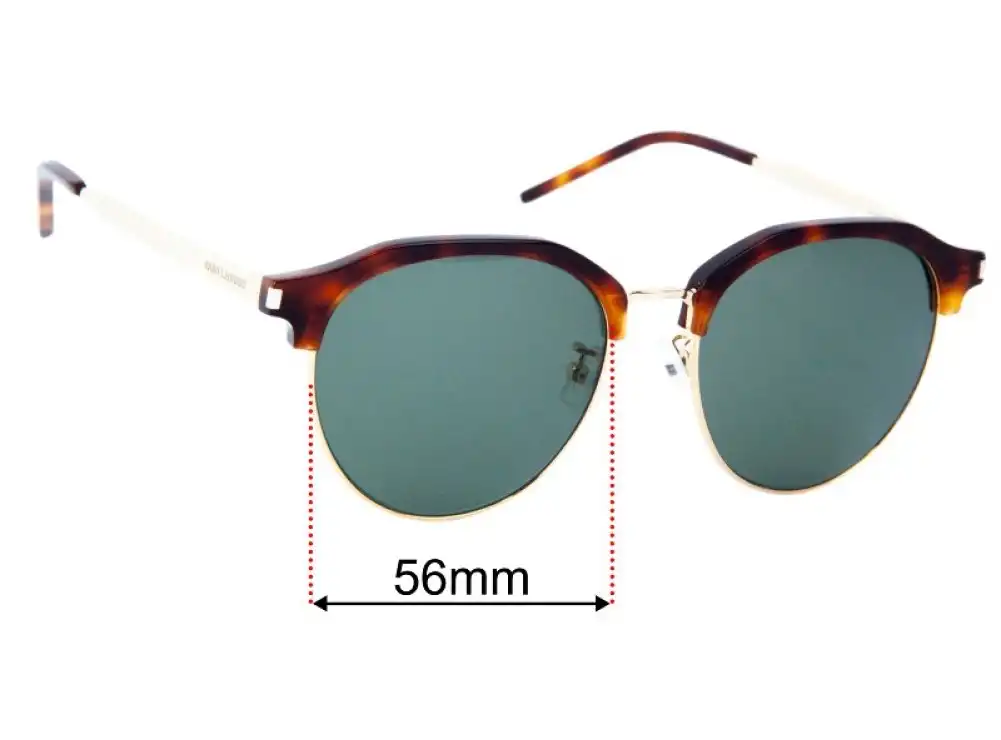 Sunglass Fix Ersatzgläser für Saint Laurent SL 508/F - 56mm Wide Sunglass Fix Ersatzgläser für Saint Laurent SL 508/F - 56mm Wide