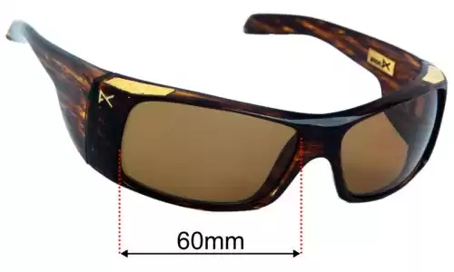 Sunglass Fix Ersatzgläser für Anon Indee - 60mm Wide Anon Indee Ersatzlinsen 60mm wide