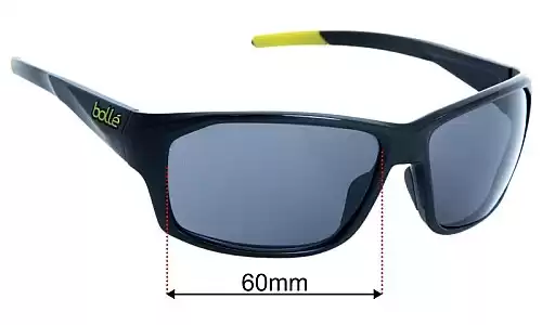 Sunglass Fix Ersatzgläser für Bolle Fenix - 61mm Wide Bolle Fenix Ersatzlinsen 61mm wide