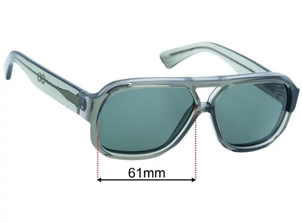 Sunglass Fix Ersatzgläser für Childe Mood - 61mm Wide Sunglass Fix Ersatzgläser für Childe Mood - 61mm Wide
