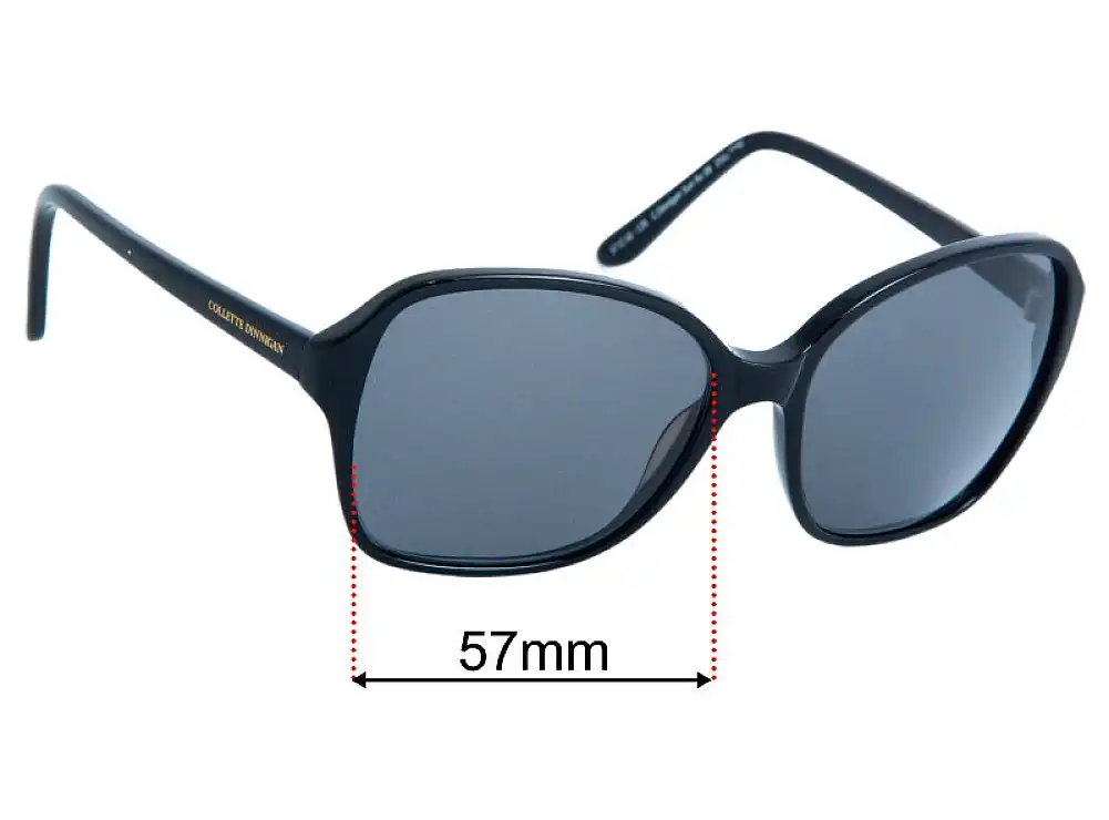 Sunglass Fix Ersatzgläser für Collette Dinnigan Sun Rx 08 - 57mm Wide Sunglass Fix Ersatzgläser für Collette Dinnigan Sun Rx 08 - 57mm Wide