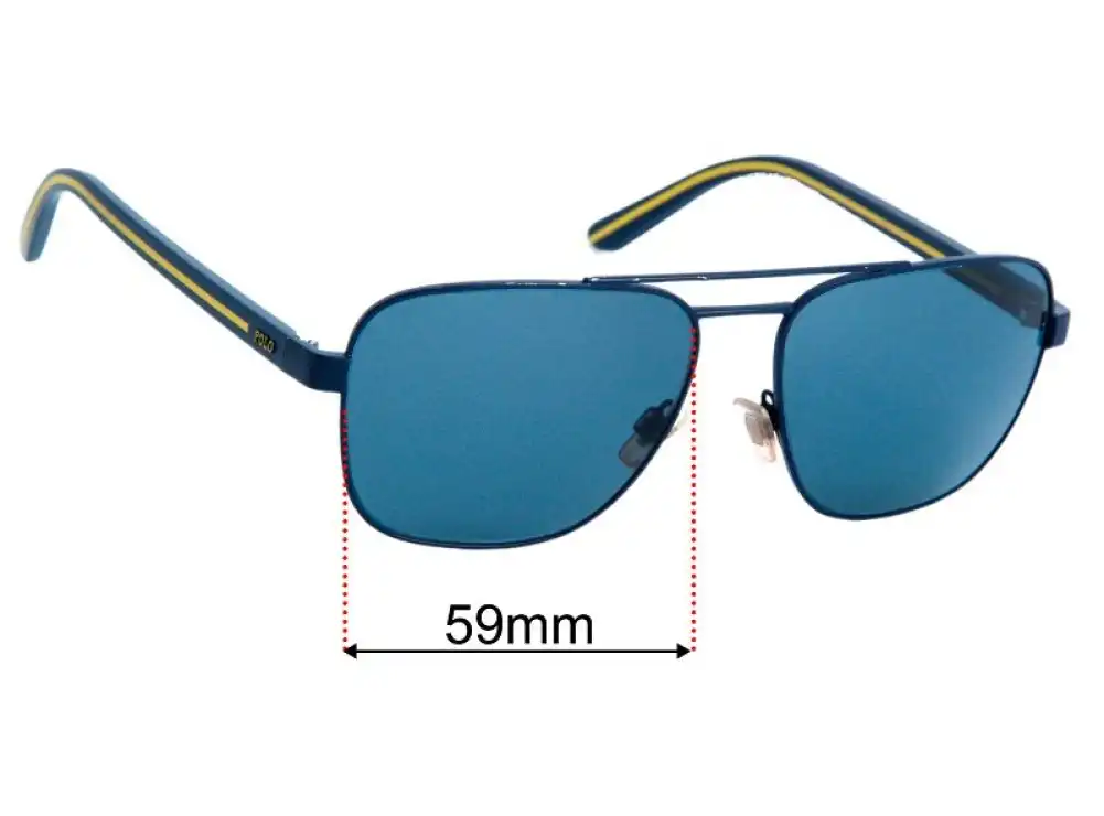 Sunglass Fix Ersatzgläser für Ralph Lauren Polo PH 3138 - 59mm Wide Sunglass Fix Ersatzgläser für Ralph Lauren Polo PH 3138 - 59mm Wide