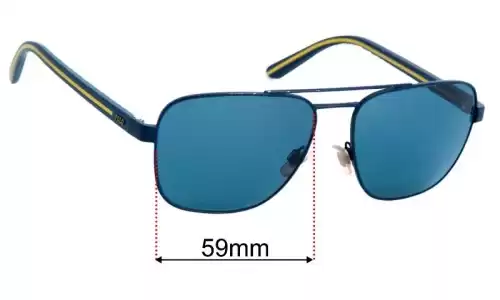 Sunglass Fix Ersatzgläser für Ralph Lauren Polo PH 3138 - 59mm Wide Ralph Lauren Polo PH 3138 Ersatzlinsen 59mm wide