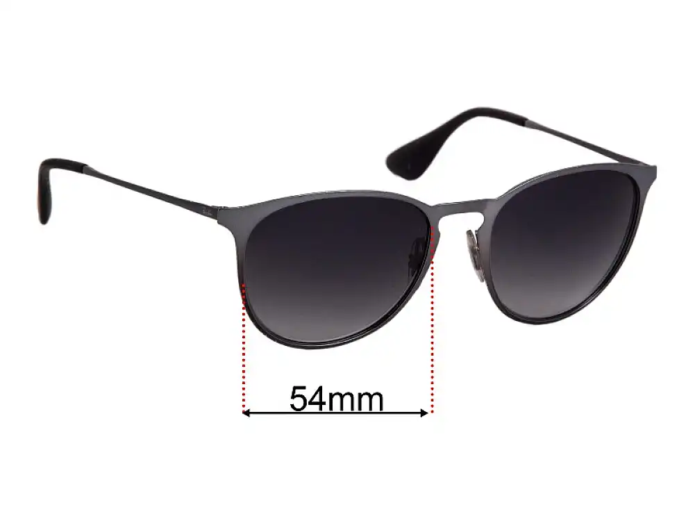 Sunglass Fix Ersatzgläser für Ray-Ban RB3539 Erika Metal - 54mm Wide Sunglass Fix Ersatzgläser für Ray-Ban RB3539 Erika Metal - 54mm Wide