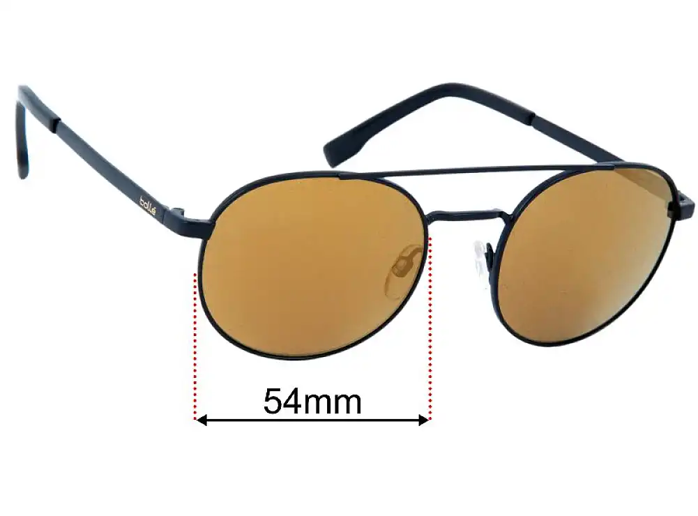 Sunglass Fix Ersatzgläser für Bolle Ova - 54mm Wide Sunglass Fix Ersatzgläser für Bolle Ova - 54mm Wide