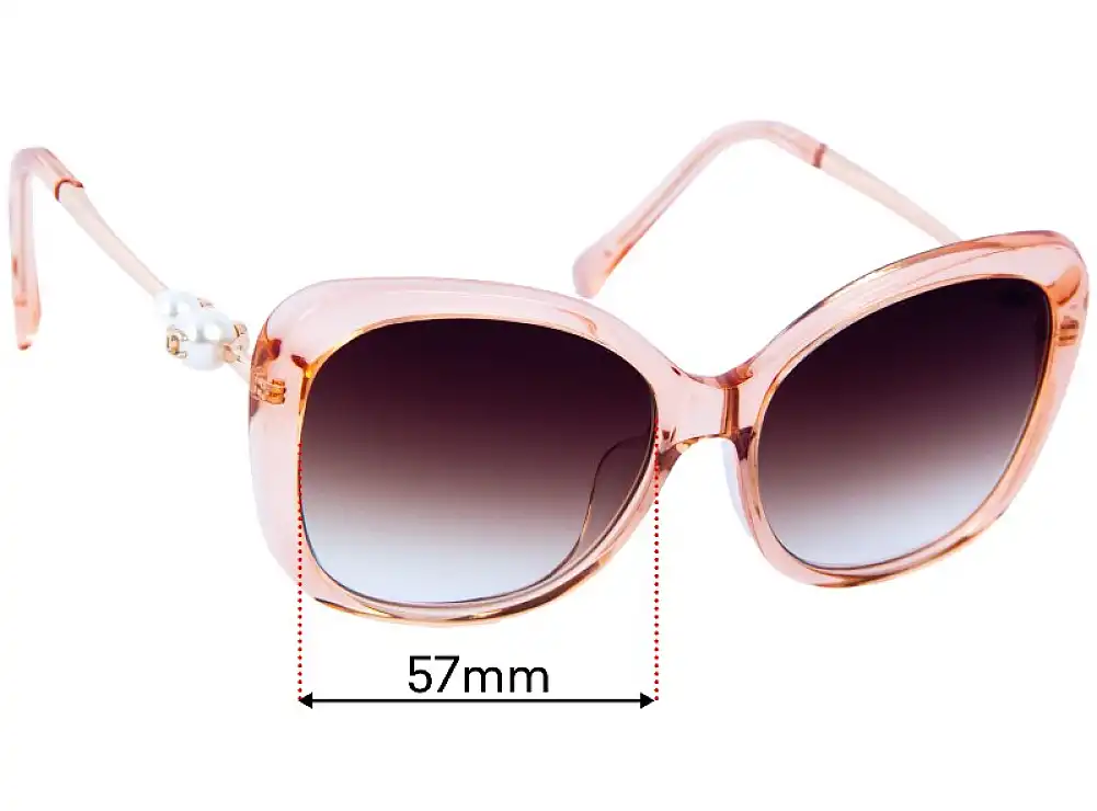 Sunglass Fix Ersatzgläser für Chanel 5339H - 57mm Wide Sunglass Fix Ersatzgläser für Chanel 5339H - 57mm Wide