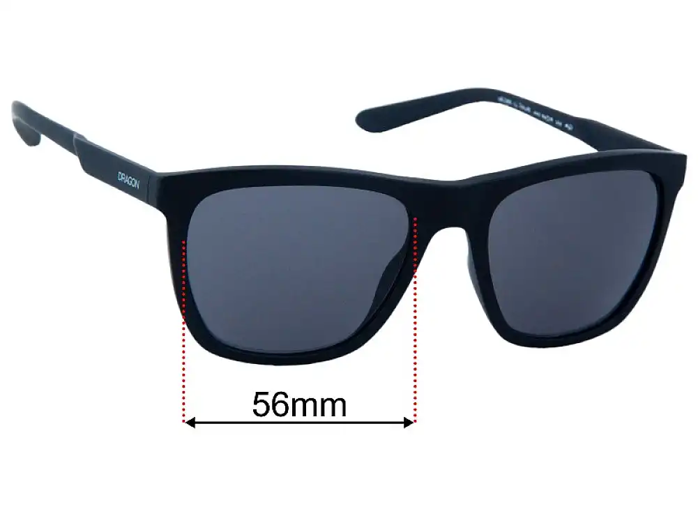 Sunglass Fix Ersatzgläser für Dragon Wilder - 56mm Wide Sunglass Fix Ersatzgläser für Dragon Wilder - 56mm Wide