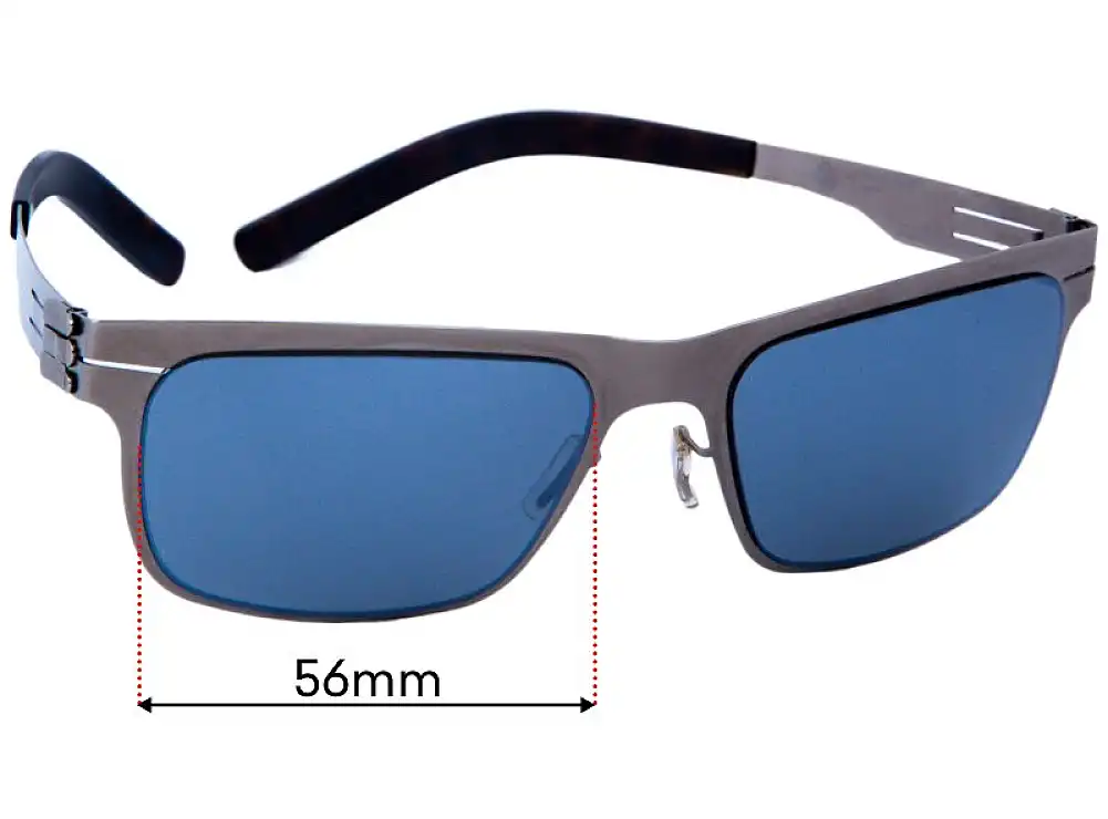 Sunglass Fix Ersatzgläser für IC! Berlin Wisteria - 55mm Wide Sunglass Fix Ersatzgläser für IC! Berlin Wisteria - 55mm Wide