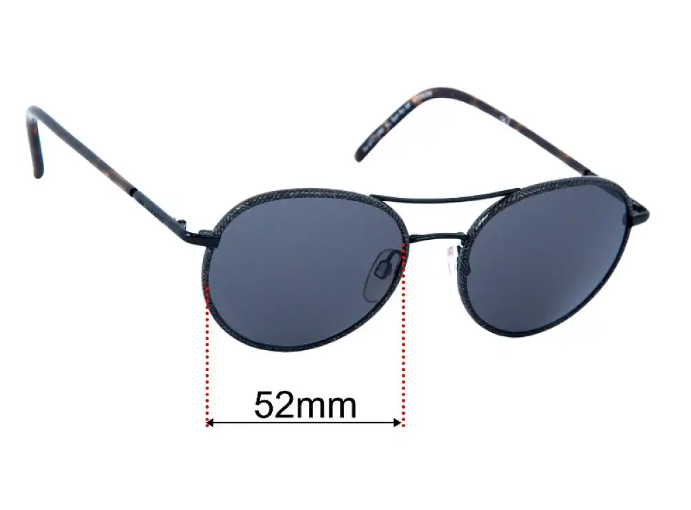 Sunglass Fix Replacement Lenses for Karl Lagerfeld KL Sun Rx 08 - 52mm Wide Sunglass Fix Replacement Lenses for Karl Lagerfeld KL Sun Rx 08 - 52mm Wide