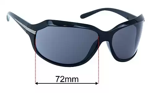 Sunglass Fix Ersatzgläser für Prada SPR14G - 72mm Wide Prada SPR14G Ersatzlinsen 72mm wide