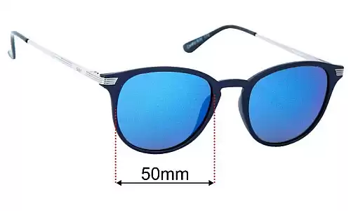 Sunglass Fix Ersatzgläser für Sin Love Child - 50mm Wide Sin Love Child Ersatzgläser 50mm wide