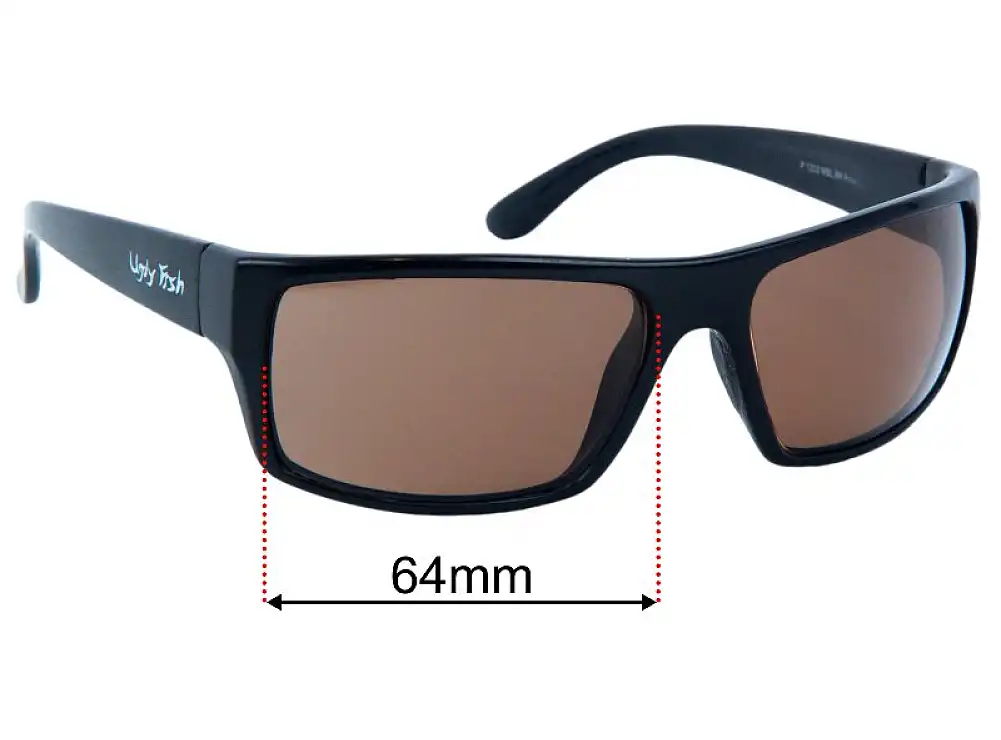 Sunglass Fix Ersatzgläser für Ugly Fish P 1202 - 64mm Wide Sunglass Fix Ersatzgläser für Ugly Fish P 1202 - 64mm Wide