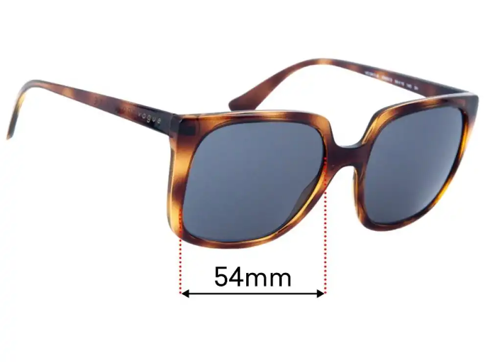 Sunglass Fix Ersatzgläser für Vogue VO5411-S - 54mm Wide Sunglass Fix Ersatzgläser für Vogue VO5411-S - 54mm Wide
