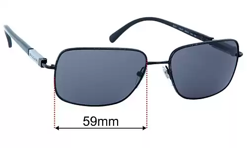Sunglass Fix Ersatzgläser für Bvlgari 5027 - 59mm Wide Bvlgari 5027 Ersatzlinsen 59mm wide