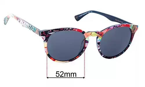 Sunglass Fix Replacement Lenses for Specsavers FH Sun Rx 06 52mm Specsavers FH Sun Rx 06 Replacement Lenses 52mm wide