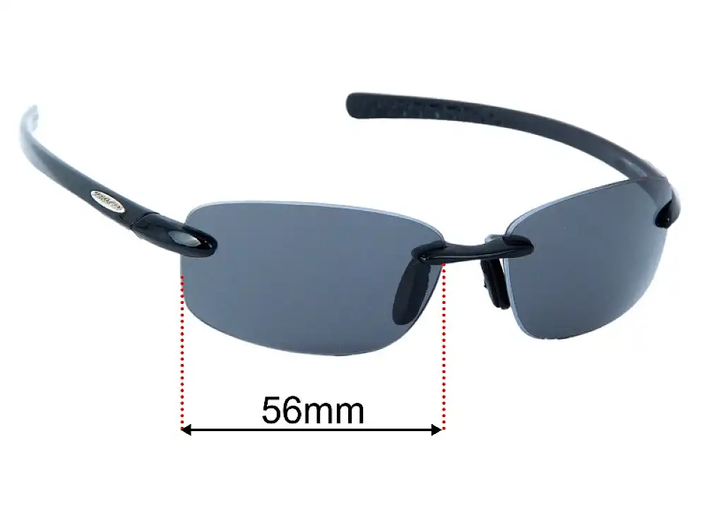 Sunglass Fix Replacement Lenses for Suncloud Topline 56mm Sunglass Fix Replacement Lenses for Suncloud Topline 56mm