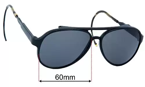 Sunglass Fix Ersatzgläser für Bolle IREX 100 - 60mm Wide Bolle IREX 100 Ersatzlinsen 60mm wide