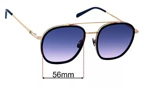 Sunglass Fix Replacement Lenses for Oscar & Frank Via Palma - 56mm Wide Oscar & Frank Via Palma Replacement Lenses 56mm wide