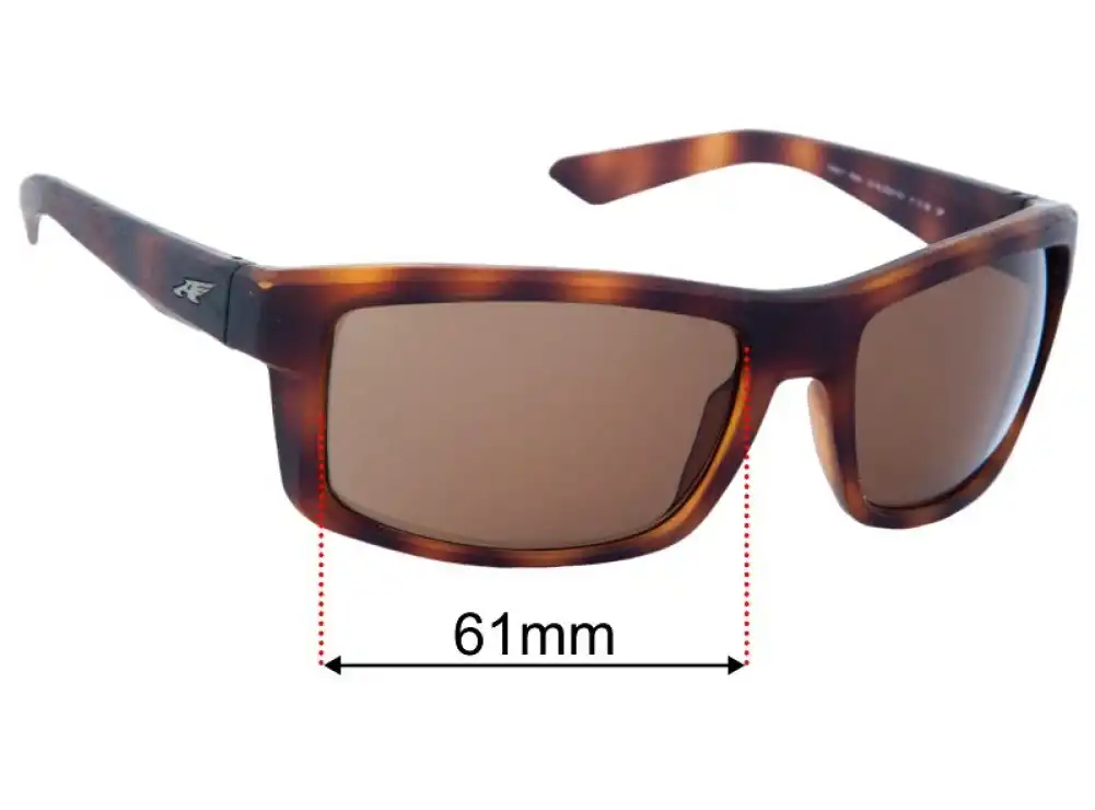 Sunglass Fix Ersatzgläser für Arnette Corner Man AN4216 - 61mm Wide Sunglass Fix Ersatzgläser für Arnette Corner Man AN4216 - 61mm Wide